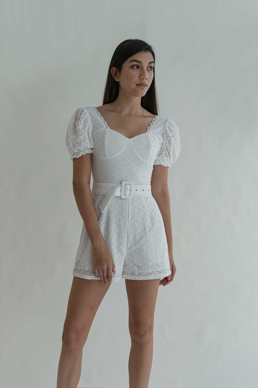 Doverxiy Romper (White)