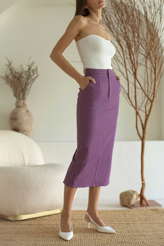 Dimioza Skirt (Plum)