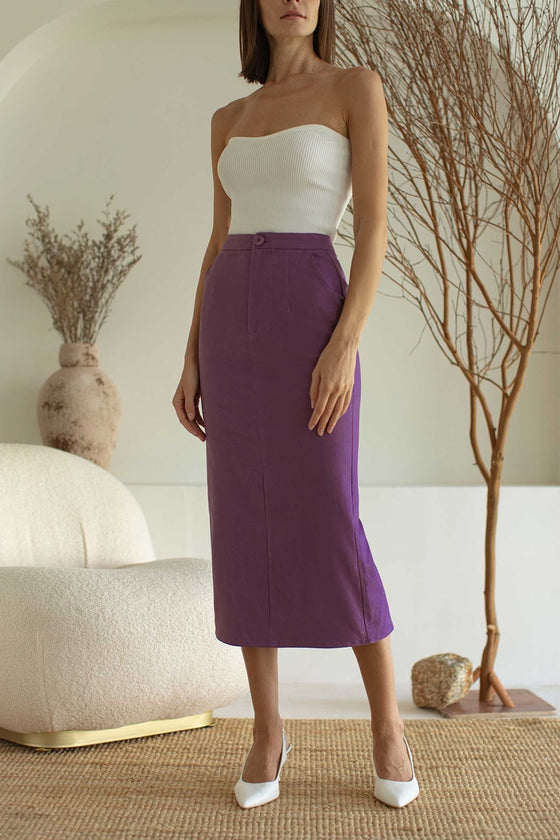 Dimioza Skirt (Plum)