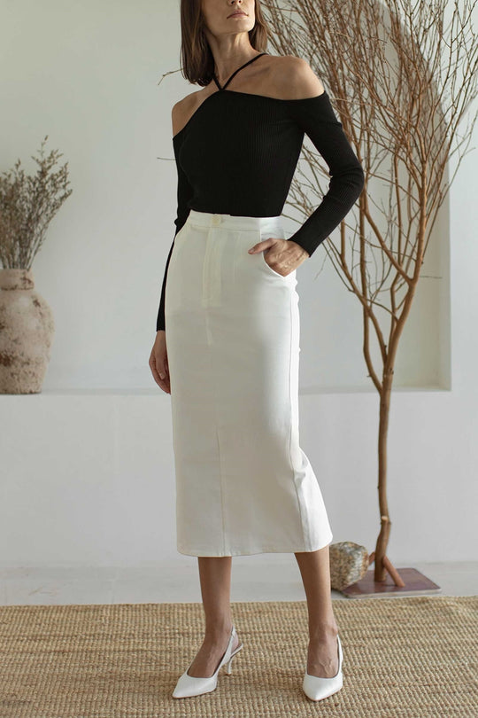 Dimioza Skirt (White)