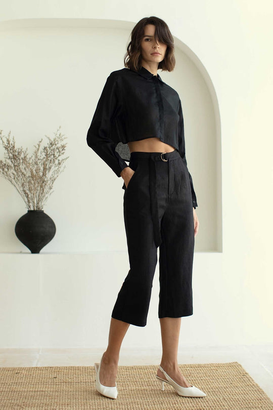 Dermisty Top Set (Black)