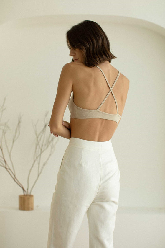 Dermisty Top Set (Off White)