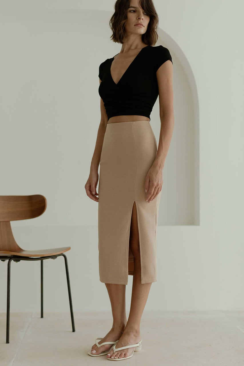 New Datifis Skirt (Beige)