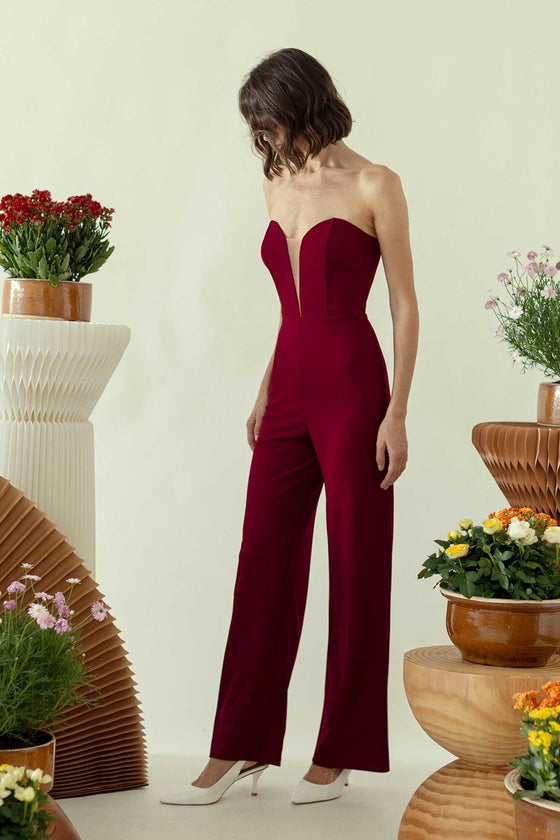 Dolierg Jumpsuit (Ox Blood)