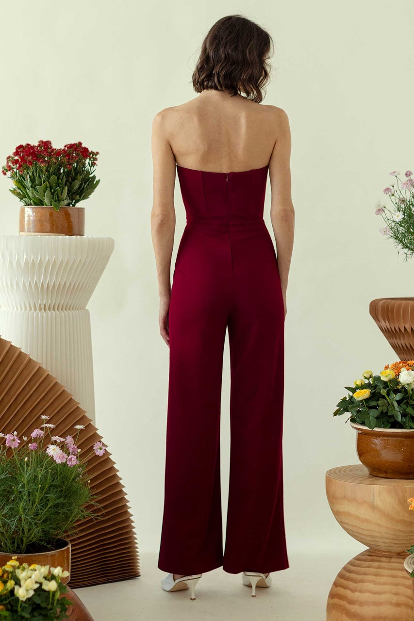 Dolierg Jumpsuit (Ox Blood)