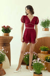 Dewertuq Romper (Maroon)