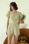 Dewertuq Romper (Pear Green)