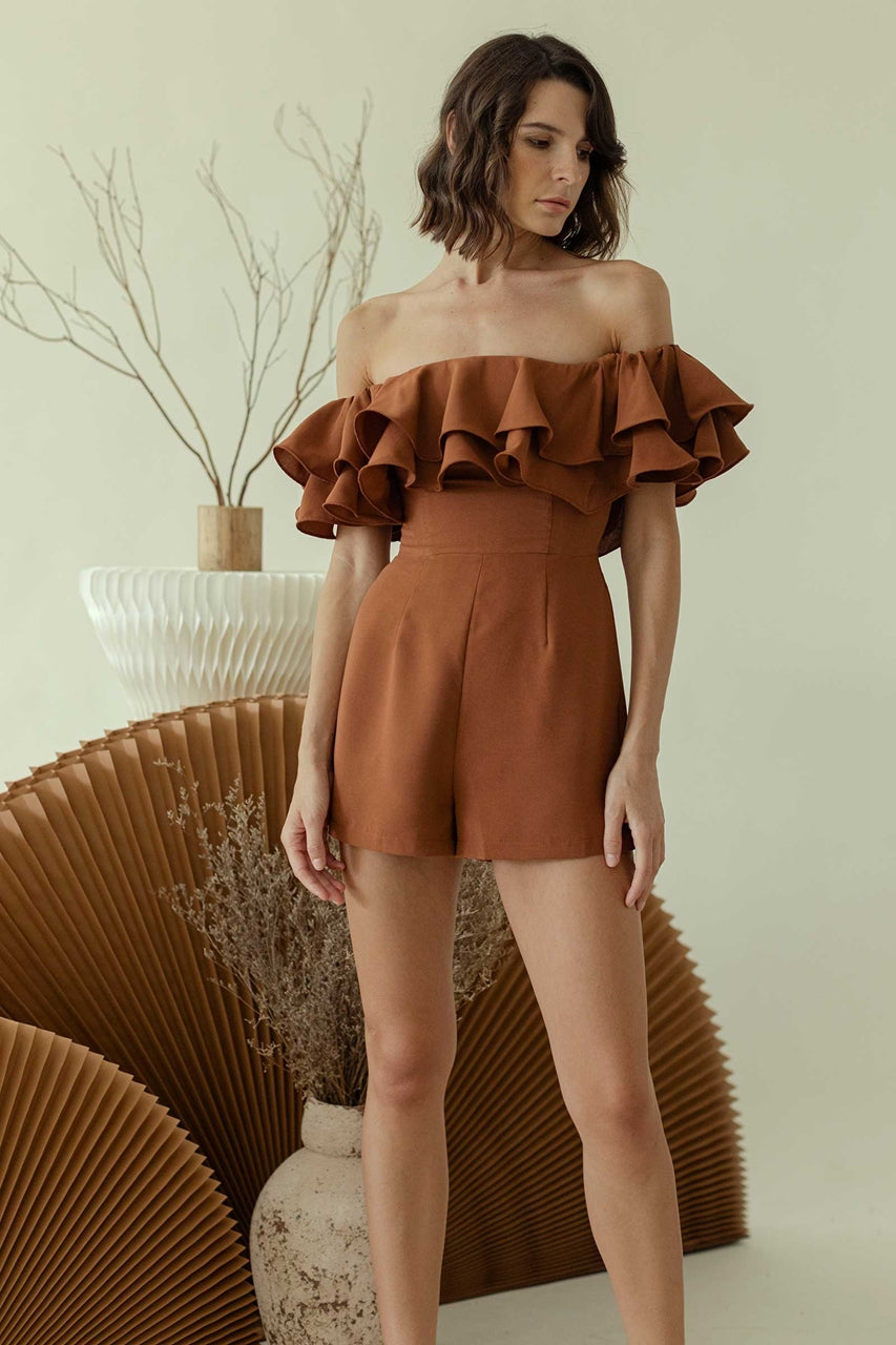 Dokertey Romper (Mocha)