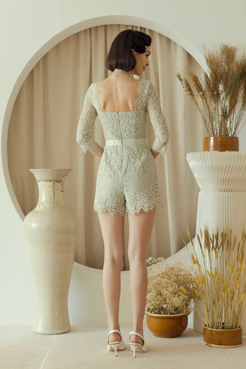 Damietif Romper (Sage)