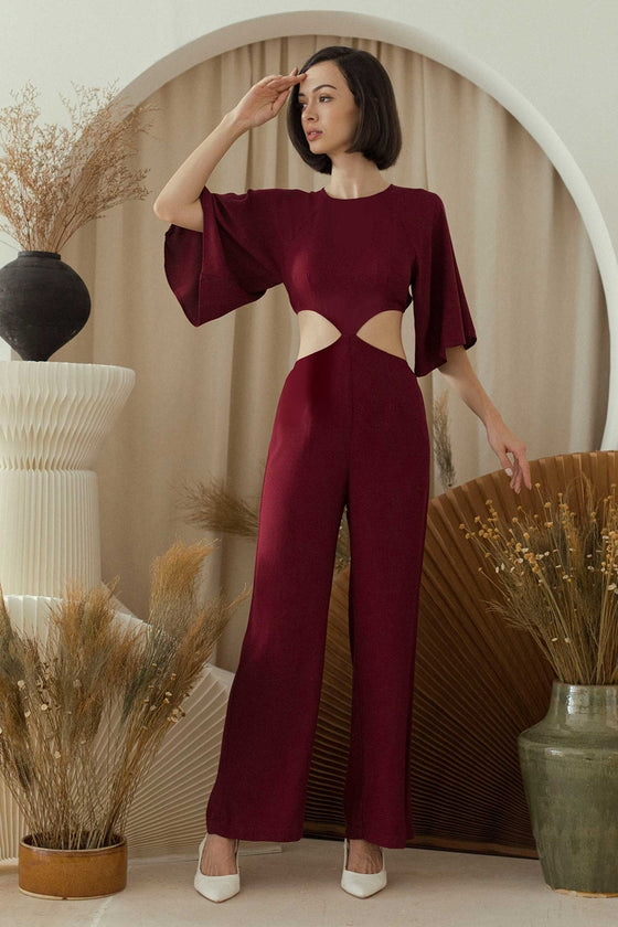 Derizath Jumpsuit (Maroon)