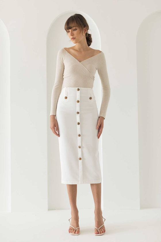 Doliaxaro Skirt (White)