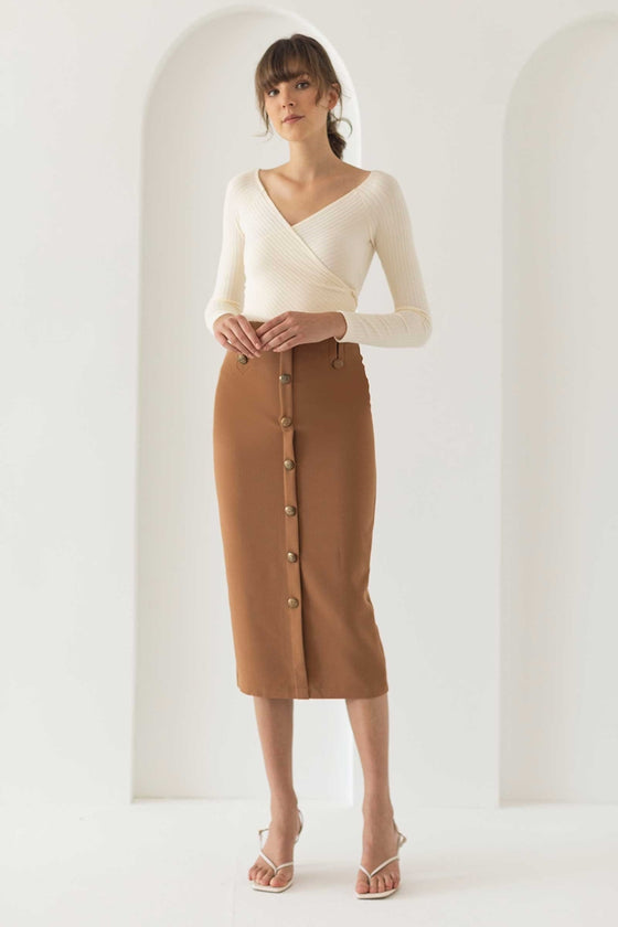 Doliaxaro Skirt (Brown)