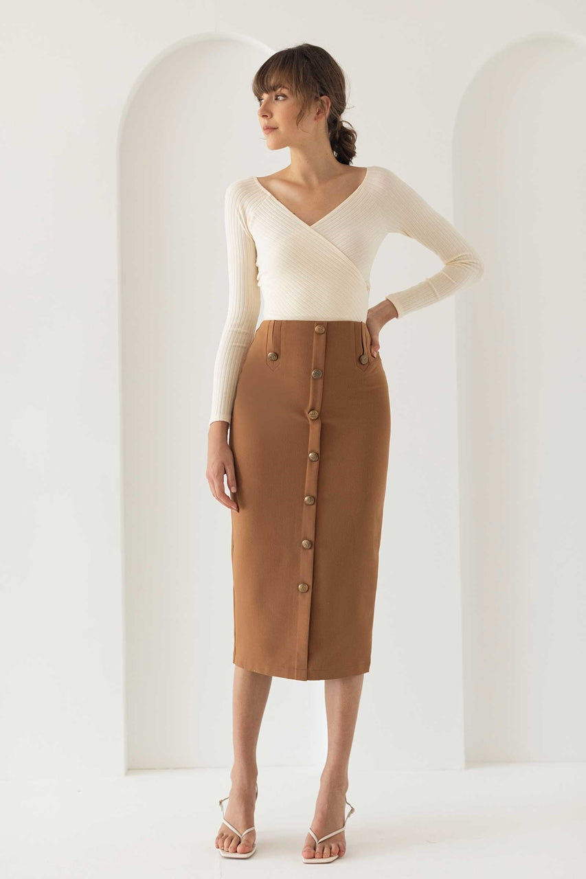 Doliaxaro Skirt (Brown)