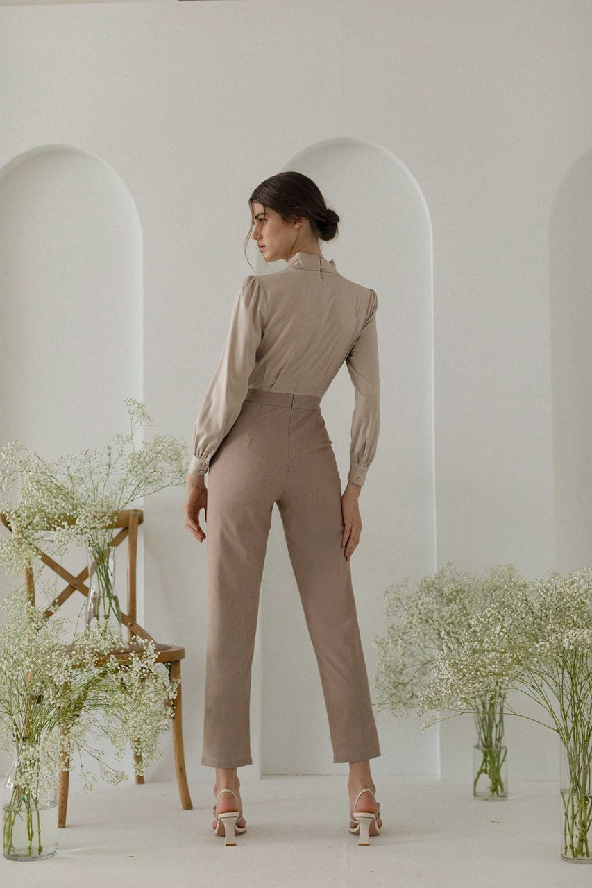 Dohurest Jumpsuit (Champagne+Khaki)