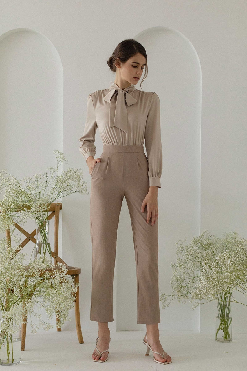 Dohurest Jumpsuit (Champagne+Khaki)