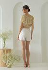 Dokahjer Romper (Pale Yellow+White)