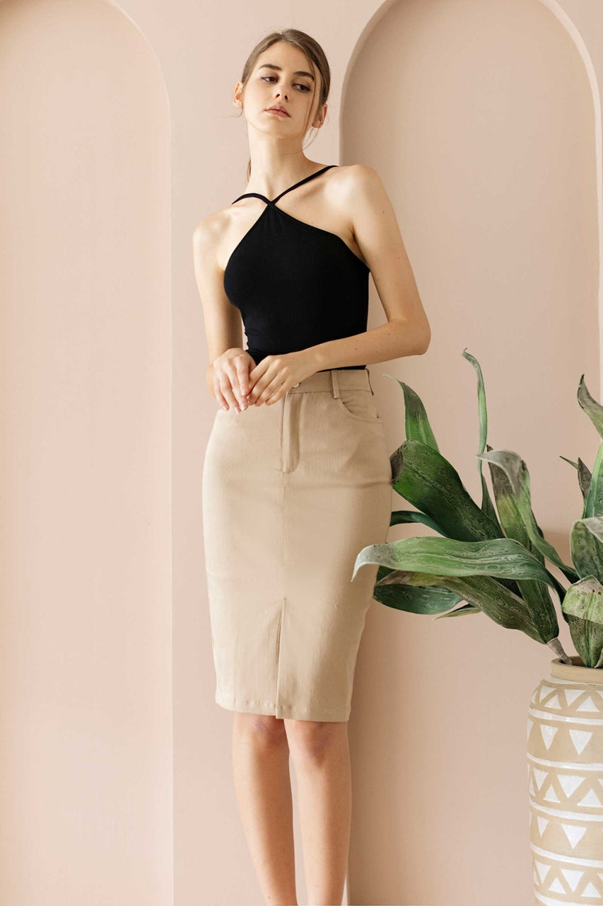 Dinajuxe Skirt (Khaki)