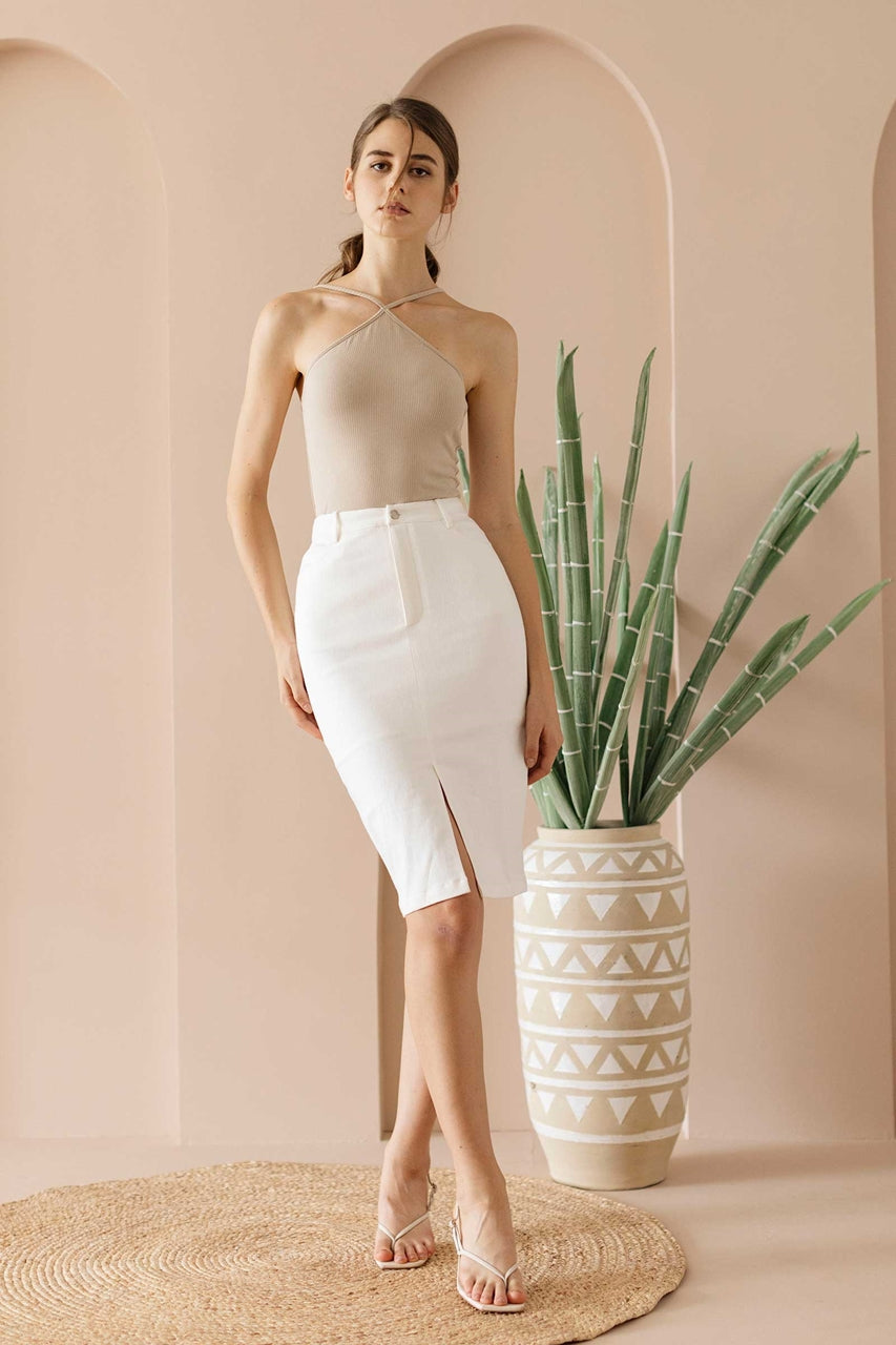 Dinajuxe Skirt (White)