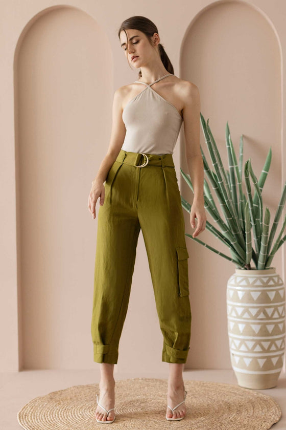 Dikuow Pants (Olive Green)