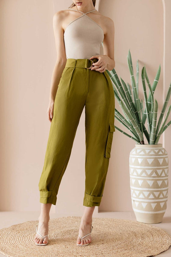 Dikuow Pants (Olive Green)