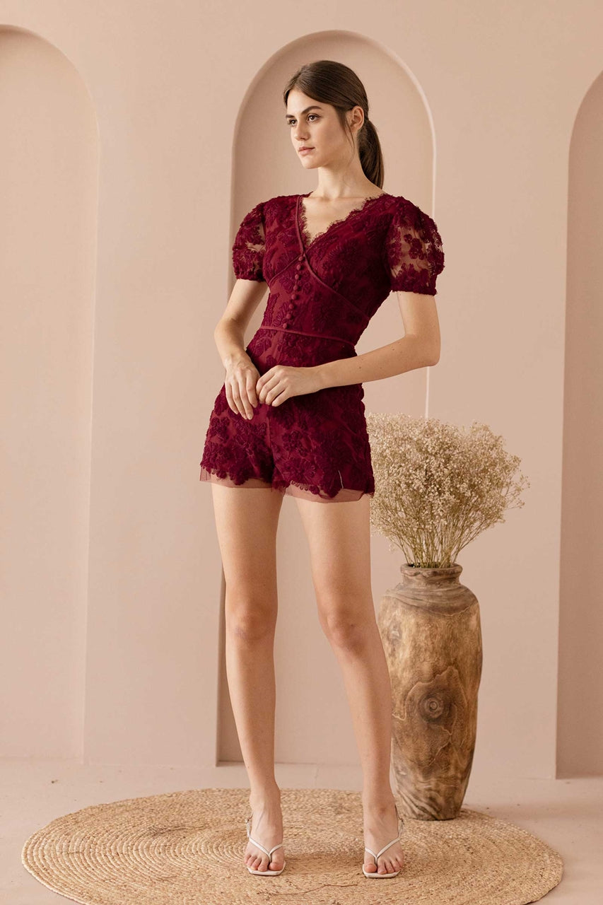 Dataliav Romper (Maroon)