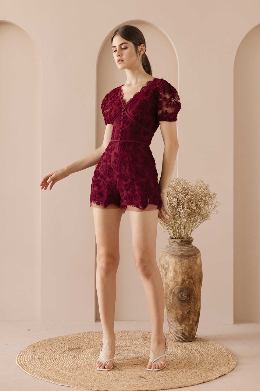 Dataliav Romper (Maroon)