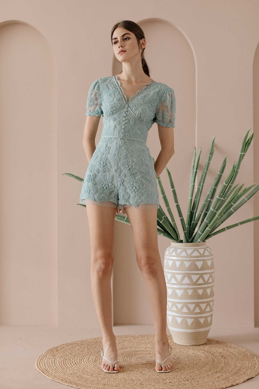 Dataliav Romper (Pale Green)