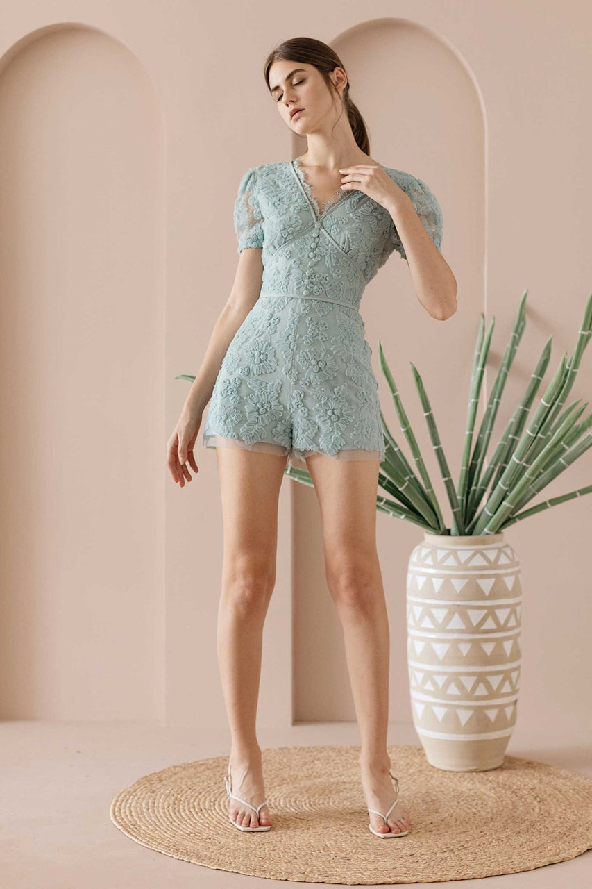 Dataliav Romper (Pale Green)