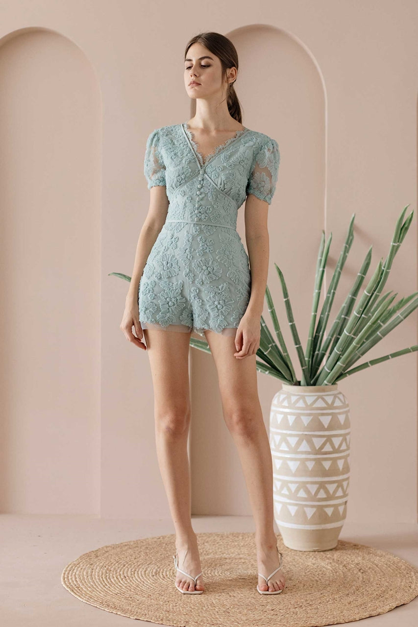 Dataliav Romper (Pale Green)