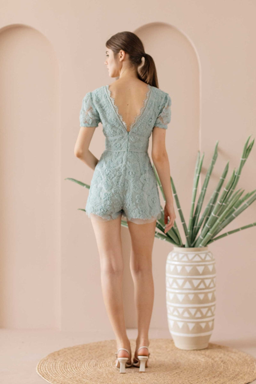 Dataliav Romper (Pale Green)