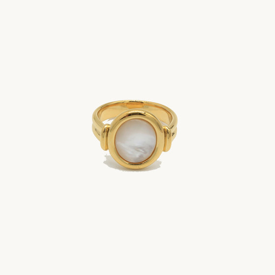 Arya Mother of Pearl Ring