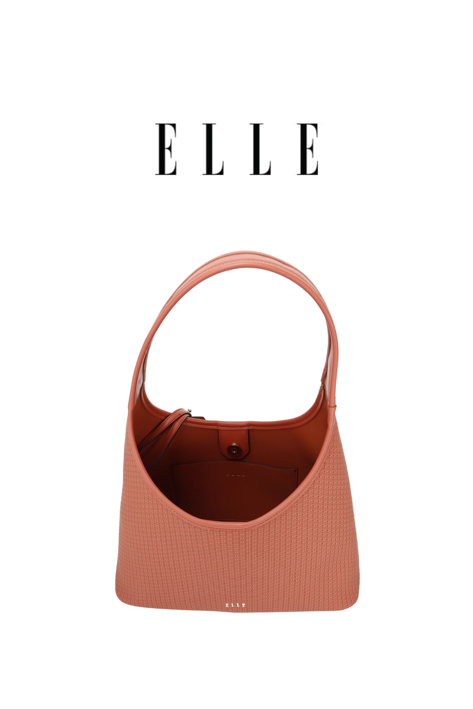 ELLE: Georgia Hobo Bag (Coral)