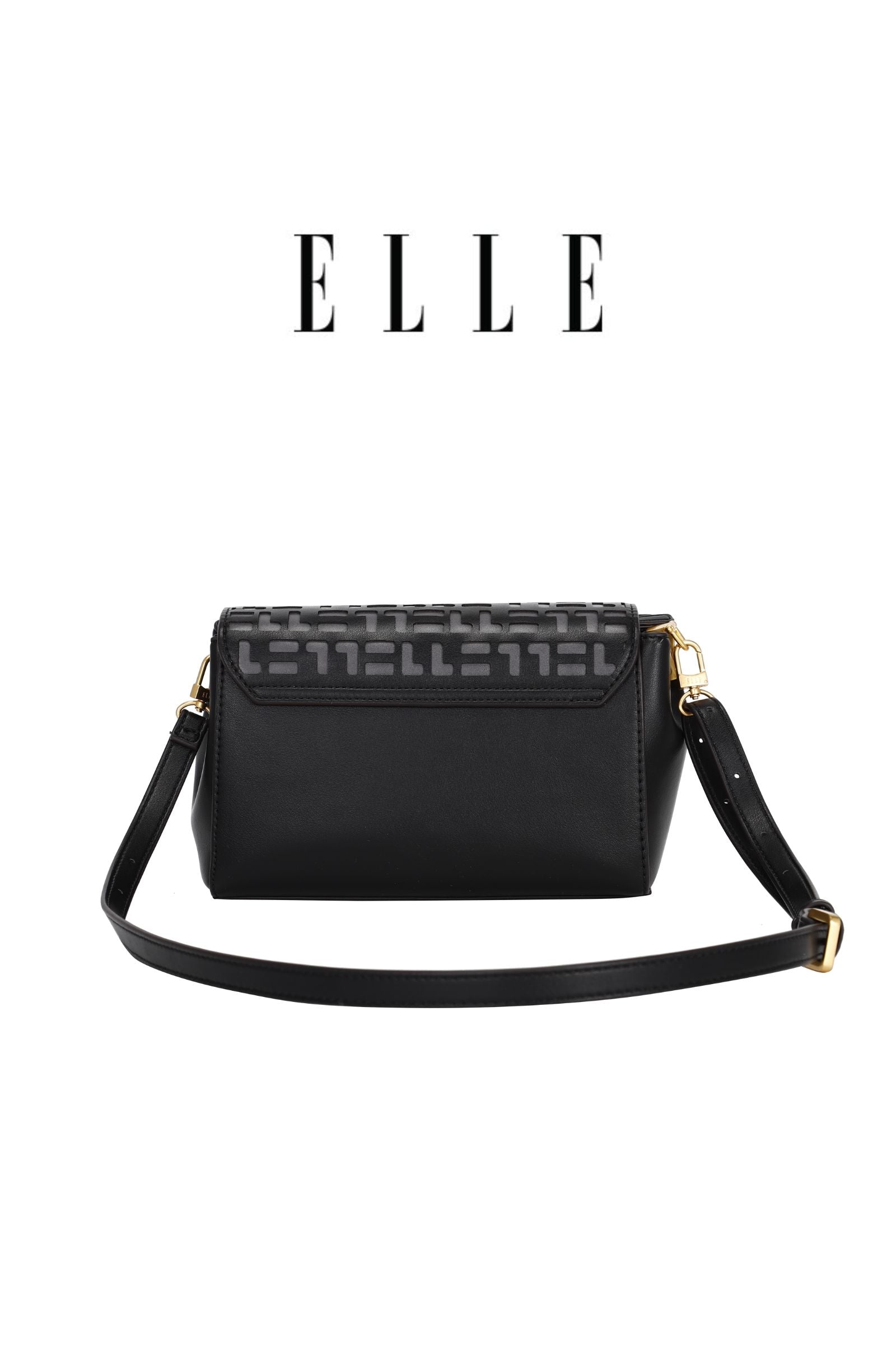 ELLE: Signature Satchel Bag (Black)