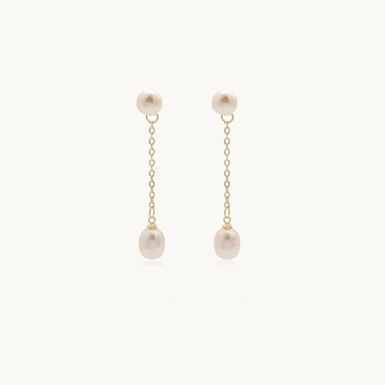 Divine Pearl Drop Earrings