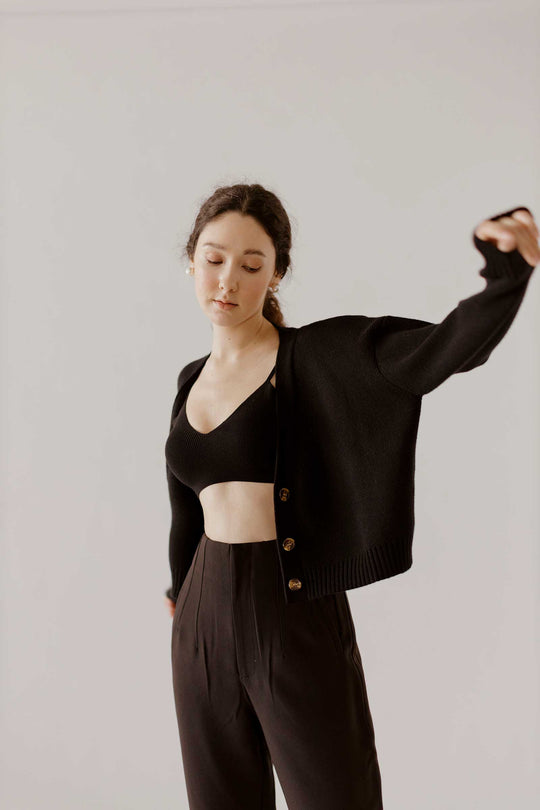 Doalvy Sweater Set (Black)