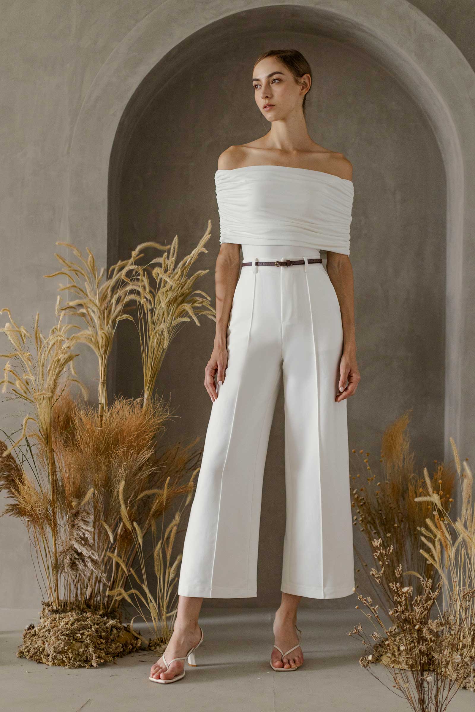 Dokieraz Jumpsuit (White)